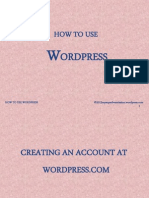 How To Use Wordpress