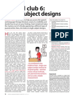 Journal Club 6: Single Subject Designs