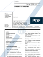 NBR EB 116 - 1991 - Dormente de Concreto