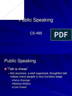 Public Speaking