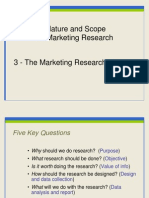 Nature and Scope of Marketing Research