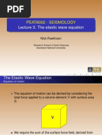 SEISMOLOGY, Lecture 3