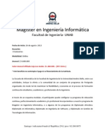 Magister Ingenieria Informatica