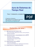 Arquitectura de Sistemas de Tiempo Real-Conceptos