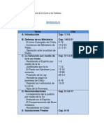 Análisis Estructural de La Carta de Gálatas