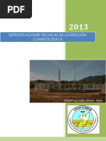 Terminos de Referencia de Las Estaciones Meteorologicas Automaticas - Trifinio