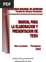 MANUAL Elaboración de Tesis