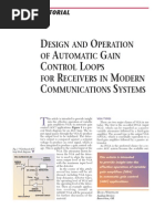 Design and Operation of AGC Loops