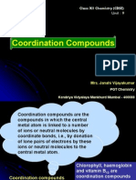 Class 12 Science Unit 9 The Coordination Compound