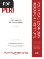 Bowles, S. (2012) - Three'sa Crowd My Dinner Party With Karl, Leon, and Maynard.
