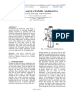 Design and Analysis of Globoidal Cam Index Drive