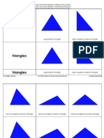 MF-39 Triangles 3-Part Cards