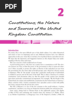 Nature & Sources of UK Constitution