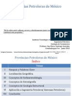 Provincias Petroleras de Mexico