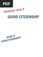 Good Citizenship