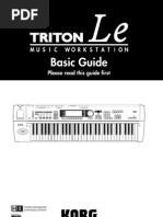 Korg Triton Le - Basicguide