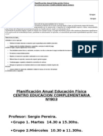 Planificación Anual Educación Física Cec 803