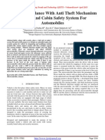 Obstacle Avoidance With Anti Theft Mechanism System and Cabin Safety System For Automobiles