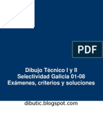 Exámenes Selectividad Dibujo Técnico Galicia 2001-2008