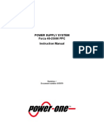 Manual Instrucciones Power-One Forza 48-25600 PDF