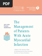 The Management of Patients With Acute Myocardial Infarction: Pocket Guidelines