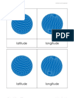 Latitude and Longitude