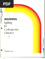 Manning Contemporary Church Lighting Catalog C10 5-88