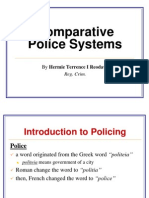 Comparative Police Systems: by Hermie Terrence I Reodava