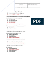 Examen Semestral: Conocimientos Tecnológicos Aplicados