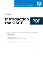 Introduction To The OSCE: U.S. Online Training For Osce, Including React