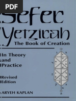 Kaplan - Sefer Yetzirah, The Book of Creation in Theory and Practice