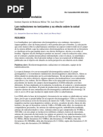 LAS RADIACIONES NO IONIZANTES Y SU EFECTO SOBRE LA SALUD HUMANA. Rev Cubana Med Milit 2006 35