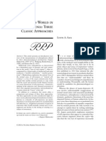 Sass, L. - Self and World in Schizophrenia. Three Classic Approaches