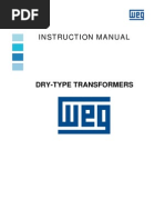 WEG Dry Type Transformers 10000210724 Manual English