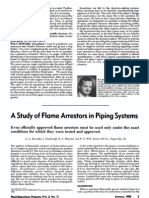 16.a Study of Flame Arrestors in Piping Systems