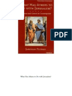 Jaroslav Pelikan - What Has Athens To Do With Jerusalem Timaeus and Genesis in Counterpoint (Thomas Spencer Jerome Lectures) PDF