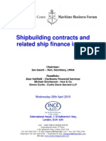 Shipbuilding Contracts and Ship Finance Issues++++++++ PDF