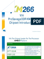 Via Via Prosavageddr Km266 Prosavageddr Km266 Chipset Introduction Chipset Introduction