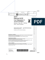 Edexcel GCE Core 1 Mathematics C1 May 2005 6663/01 Question Paper