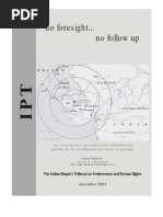 Gujarat Earthquake Indian Peoples Tribunal Report