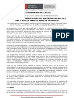 Dirigente de Construcción Civil Alberto Roncagliolo Implicado en Varios Casos de Extorsión