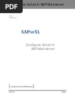 How To Configure Gmail in Sap Mail Server v1