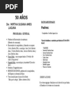 Programa General de 50 Años