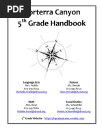 5th Grade Handbook 2013-14 - 8 10 13