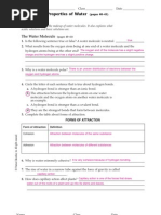 Properties of Water