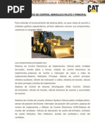 Manual Componentes Control Hidráulico Cargador 950g Caterpillar