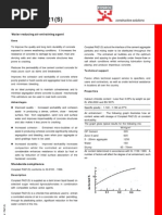 Conplast PA21 (S) : Water Reducing Air Entraining Agent