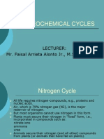 Biogeochemical Cycles: Lecturer: Mr. Faisal Arrieta Alonto JR., M.S. Biology