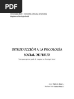 Introduccion A La Psicologia Social de Freud - Pablo Rojas