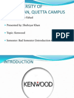 Presentation Kenwood